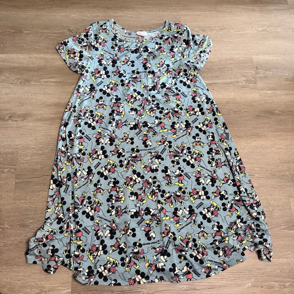 LULAROE DISNEY MICKEY MOUSE & MINNIE MOUSE CARLY DRESS LIMITED ED S